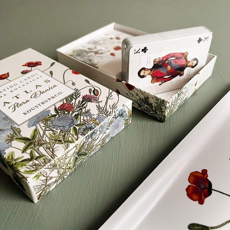 Flora Danica Playing Cards｜2 decks in a beautiful box｜Koustrup & Co.